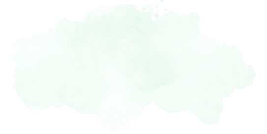 Breite, pastellgrüne Aquarellfläche mit sanften Farbverläufen und unregelmäßigen, wolkenartigen Rändern auf weißem Hintergrund
