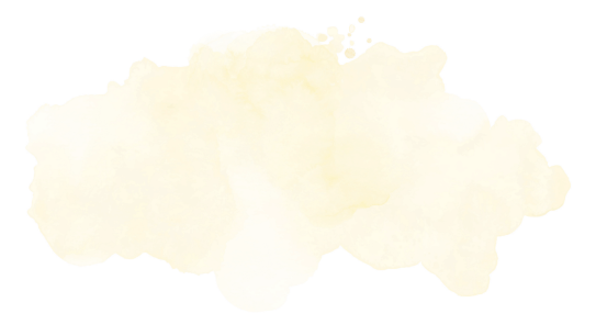 Helle, gelbliche Aquarellfläche mit wolkiger Struktur und zarten Sprenkeln auf weißem Hintergrund